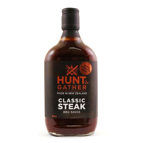 HUNT & GATHER BBQ SAUCE-CLASSIC STEAK 375ML