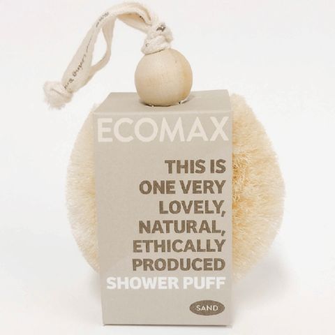 ECOMAX SPA SHOWER PUFF - SAND