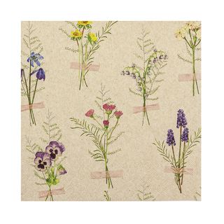 HF SPRING HERBARIUM NAPKINS - 20 PK