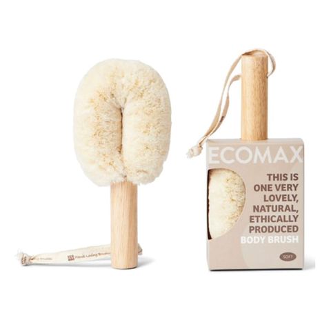 ECOMAX SPA FIRM SISAL BODY BRUSH - NATURAL