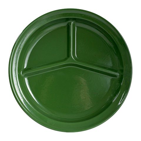 H&G EW CAMP PLATE 26CM-NATIVE GREEN