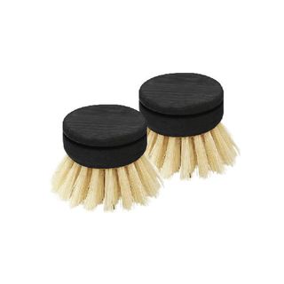 SIMPLE THINGS REPLACEMENT BRUSH HEAD 2PK-BLACK