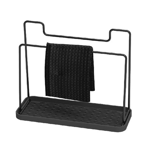 SIMPLE THINGS SINK CADDY WITH CLOTH  -BLACK