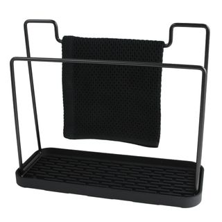 SIMPLE THINGS SINK CADDY WITH CLOTH  -BLACK