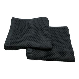 SIMPLE THINGS COTTON  WASH CLOTH 2PK -BLACK