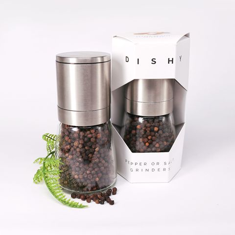 DISHY SS TOP MILL - BLACK PEPPER