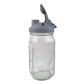 GOODLIFE POUR & STORE MASON JAR 1L W POURING LID