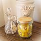 GOODLIFE PANTRY JAR 500ML W AIRTIGHT BAMBOO LID