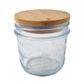 GOODLIFE PANTRY JAR 250ML W AIRTIGHT BAMBOO LID