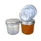 GOODLIFE PRESERVING JAR 250ML W POP TOP METAL SCREW ON LID