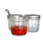 GOODLIFE PRESERVING JAR 250ML W 2PC METAL DOME & BAND LID