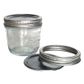 GOODLIFE PRESERVING JAR 250ML W 2PC METAL DOME & BAND LID