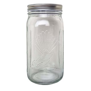 GOODLIFE PRESERVING JAR 1L W POP TOP METAL SCREW ON LID