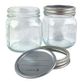 GOODLIFE GLASS PRESERVING JAR 500ML-2PC METAL DOME&BAND LID