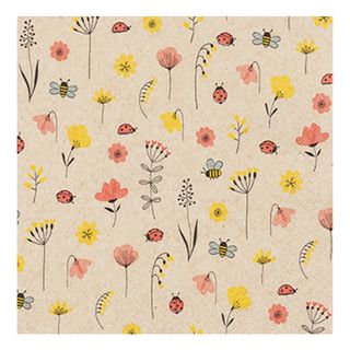 HF LADYBUGS & BEES NAPKINS - 20 PK