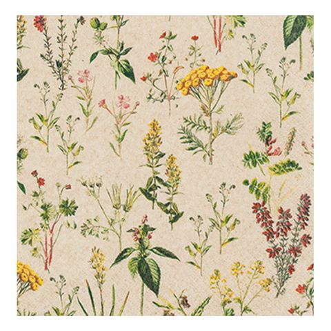 HF HERBAL MEADOW NAPKINS - 20 PK