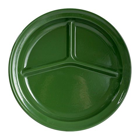 H&G EW CAMP PLATE 26CM-HUNTER GREEN