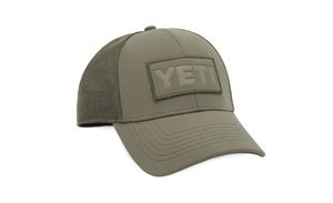 Yeti Trucker Hat Olive On Olive Patch