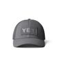 Yeti Trucker Hat Gray On Gray Patch