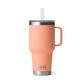 Yeti Rambler 35oz Straw Mug Lc Peach