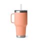 Yeti Rambler 35oz Straw Mug Lc Peach