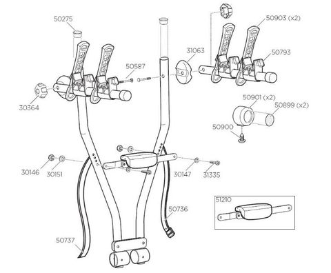 Thule Xpress 970 Spare Parts