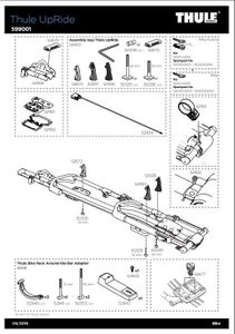 Thule Upride 599 Spare Parts