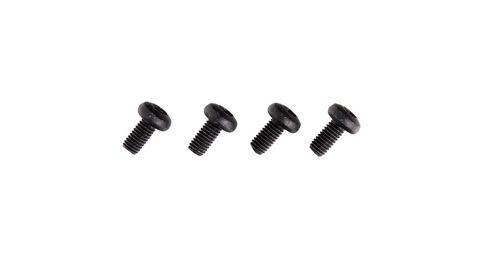 Rhino M6 X 12 Pan Head Screw Blk (bp 4)