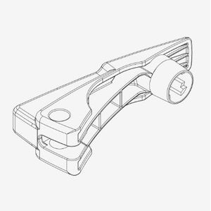 Thule 599 Locking Front Cover - Handle