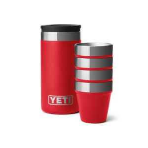 Yeti Shot Glasses & Case Rescue Red