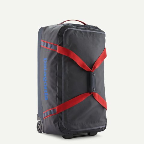 Patagonia Black Hole&reg; Wheeled Duffel 70L - Smolder Blue w/Amanita Red