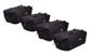 Thule GoPack Set 4 75L Duffels - Black