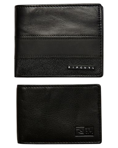 Rip Curl Stacked Rfid Wallet Black