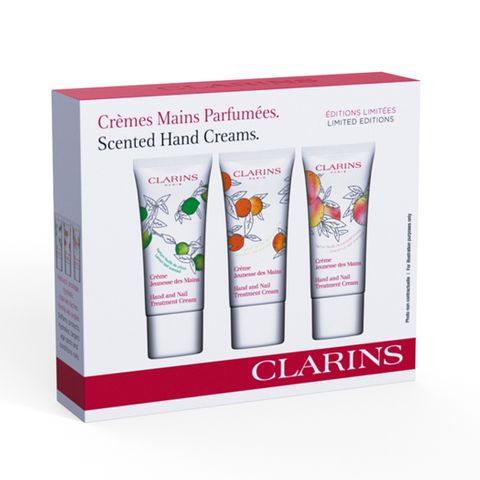 CLARINS SCENTED HAND AND NAIL CREAMS PACK