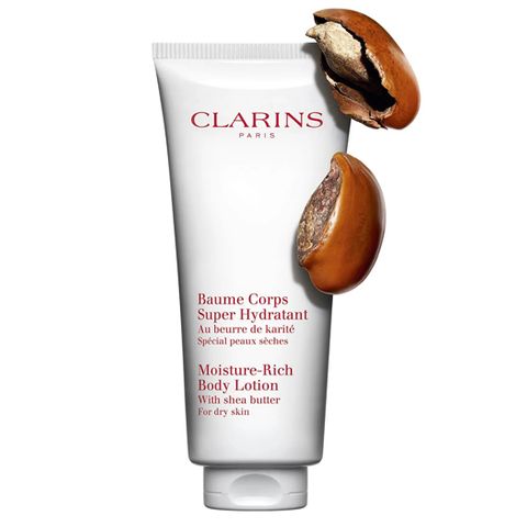 CLARINS MOISTURE RICH BODY LOTION WITH SHEA