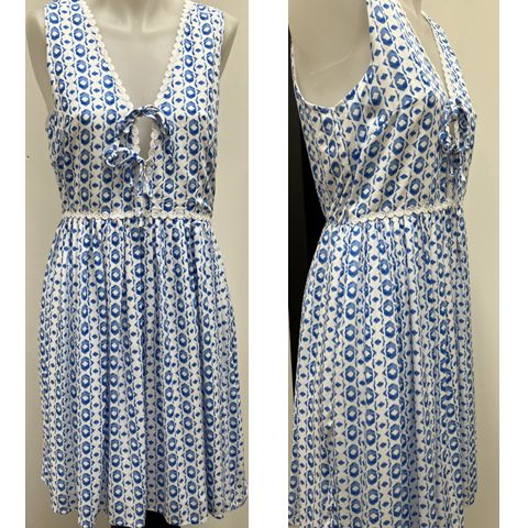 H0930Y AYSHA SEA SPRAY DRESS (SIZE 16)