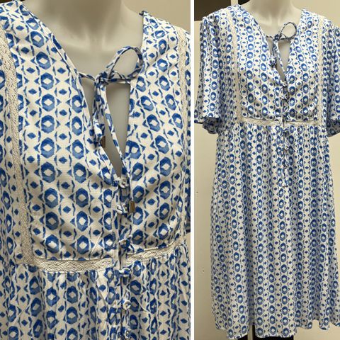 H0931Y SIENNA SEA SPRAY DRRESS (SIZE 8)