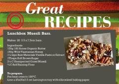 Lunchbox Muesli Bars