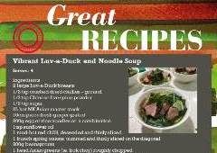 Luv a duck soup recipe