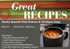 Smokey Spanish Style Tomato & Chickpea Soup