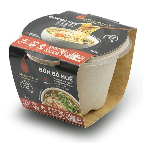 Oohmamii Bun Bo Hue Spicy Beef Soup 382g