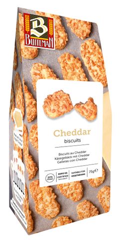 Buiteman Cheddar Biscuits 75g