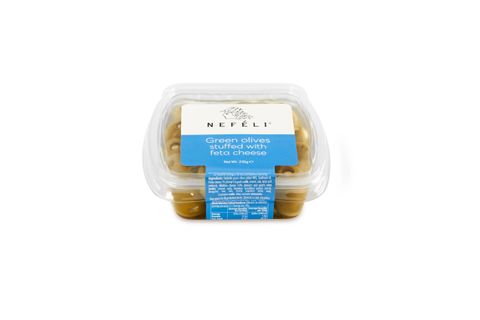 Nefeli Olives with Feta Deli Cup 210g