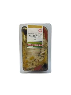 Raw Materials Anchovies Provincial 200g
