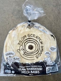 Scratch Dough Plain Pizza Base Twin 600g