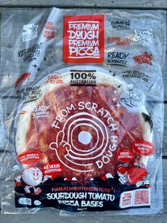 Scratch Dough Red Pizza Base Single 300g