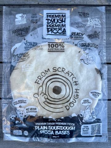 Scratch Dough Plain Pizza Base Single 300g
