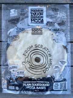 Scratch Dough Plain Pizza Base Single 300g
