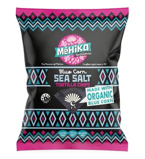 Mehiko Organic Blue Corn Chip Sea Salt 150g