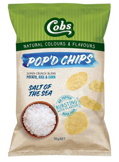 Cobs Popd Sea Salt (12x110g)